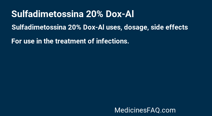 Sulfadimetossina 20% Dox-Al