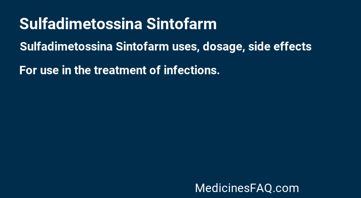 Sulfadimetossina Sintofarm
