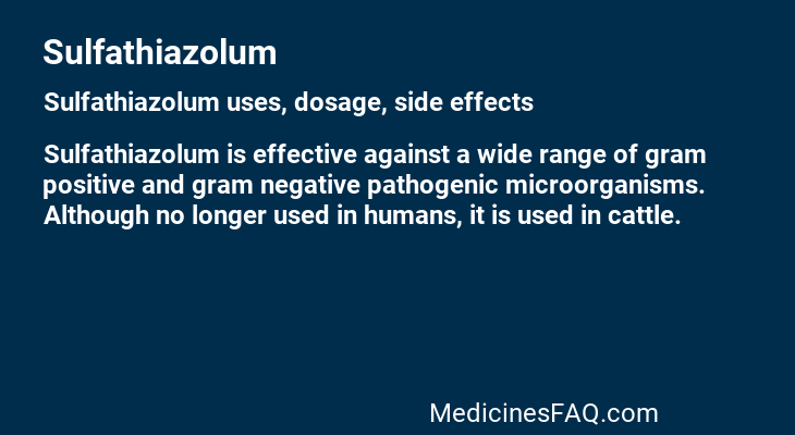 Sulfathiazolum