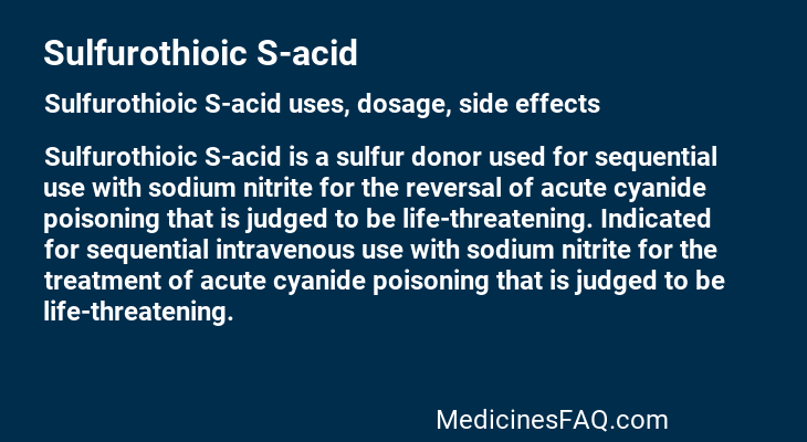 Sulfurothioic S-acid