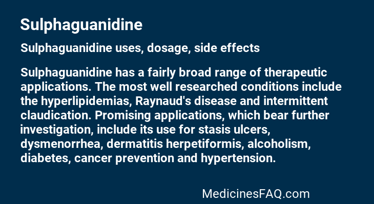 Sulphaguanidine