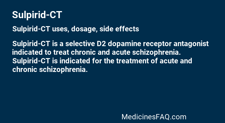 Sulpirid-CT