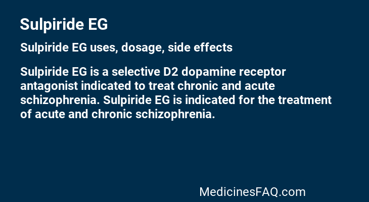 Sulpiride EG