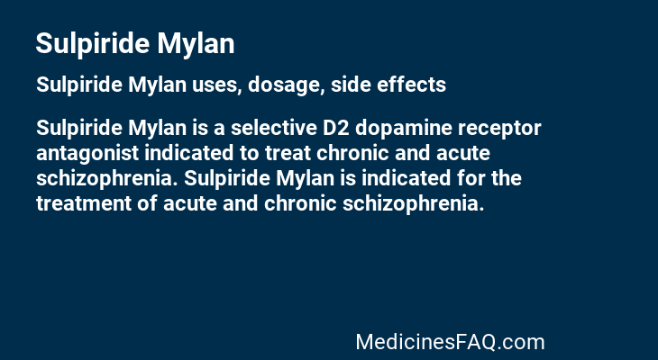 Sulpiride Mylan
