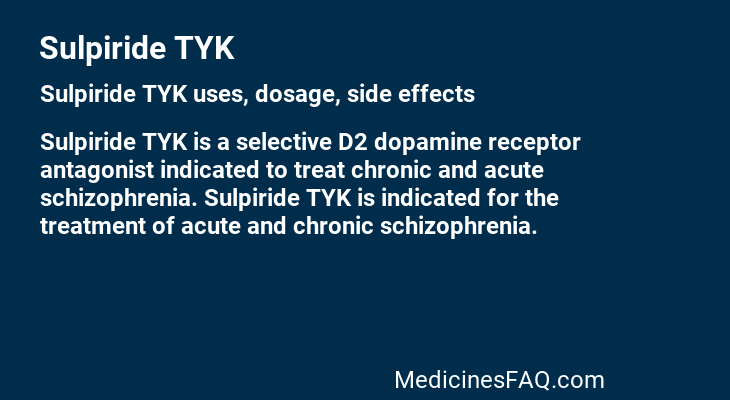Sulpiride TYK