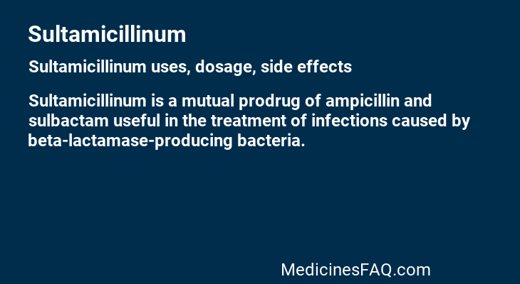Sultamicillinum