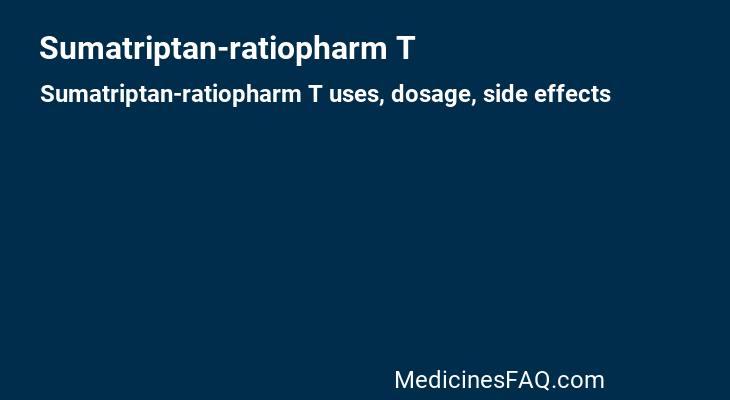 Sumatriptan-ratiopharm T