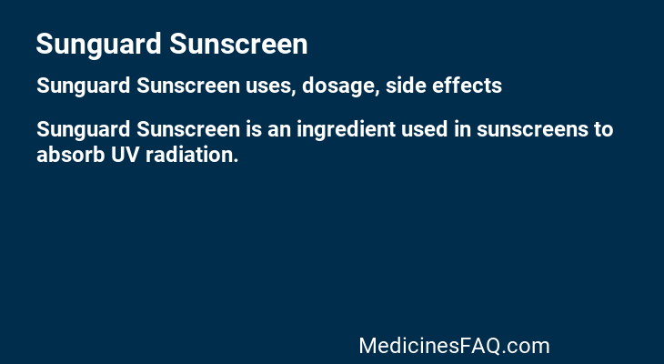 Sunguard Sunscreen