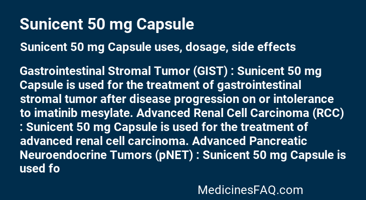 Sunicent 50 mg Capsule