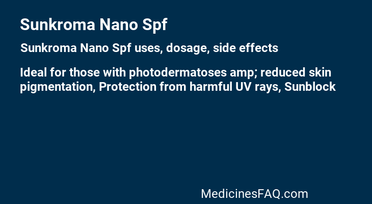 Sunkroma Nano Spf