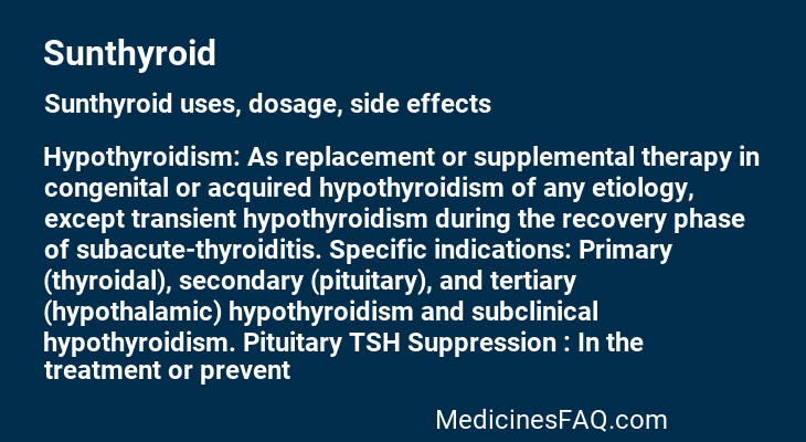 Sunthyroid