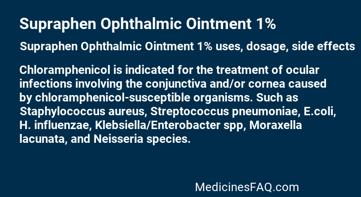 Supraphen Ophthalmic Ointment 1%