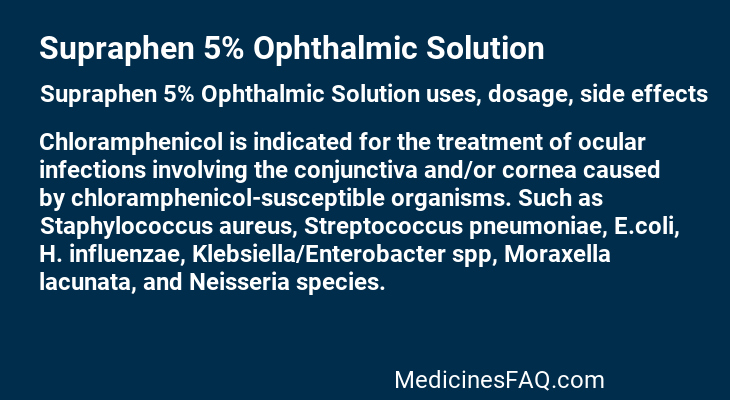 Supraphen 5% Ophthalmic Solution