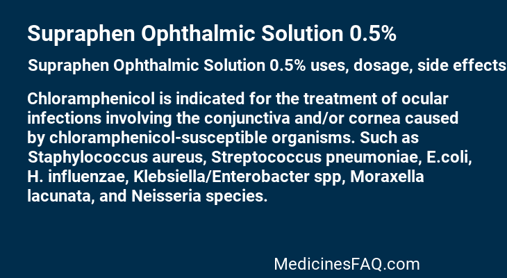 Supraphen Ophthalmic Solution 0.5%