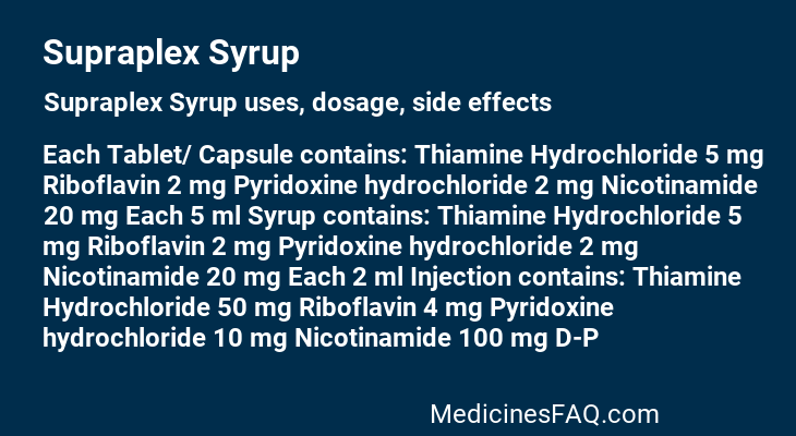 Supraplex Syrup