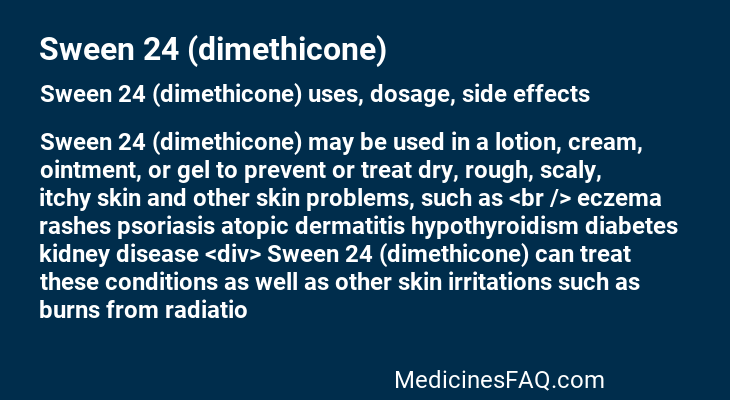 Sween 24 (dimethicone)