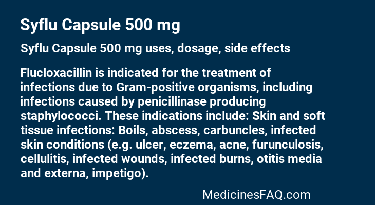 Syflu Capsule 500 mg