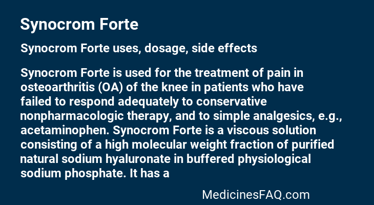 Synocrom Forte