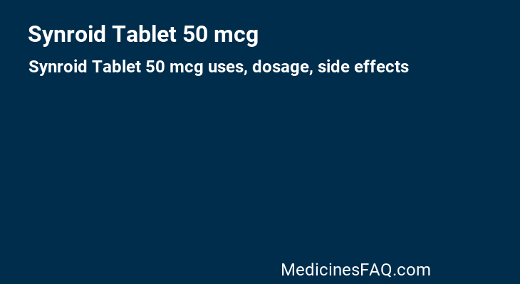 Synroid Tablet 50 mcg