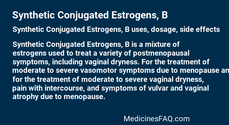 Synthetic Conjugated Estrogens, B