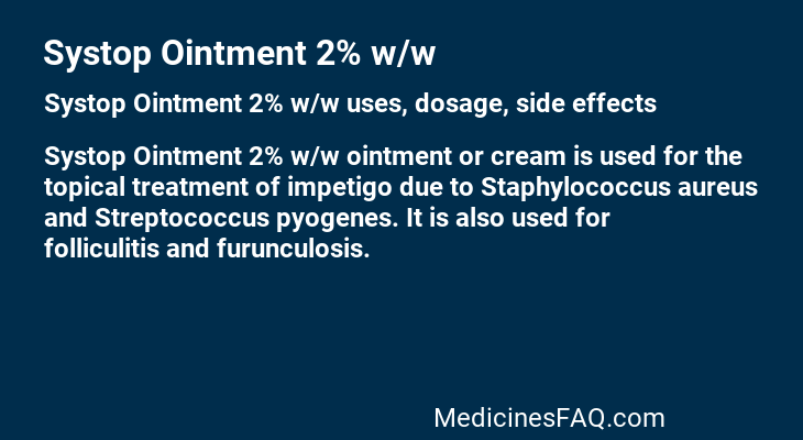 Systop Ointment 2% w/w