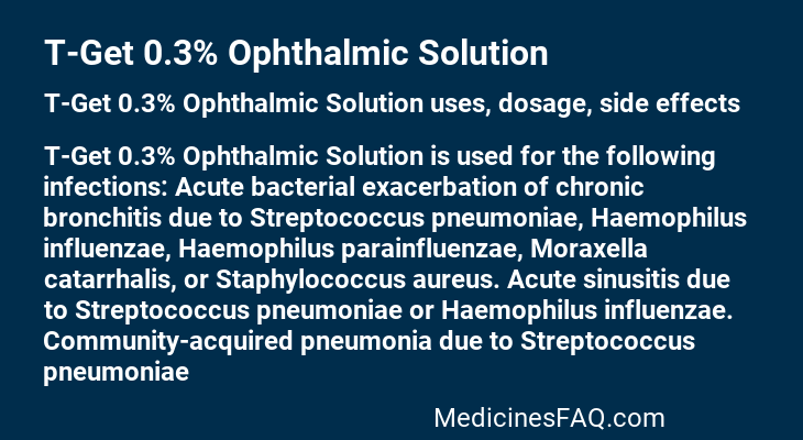 T-Get 0.3% Ophthalmic Solution