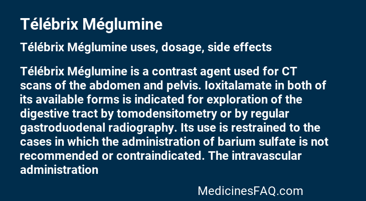 Télébrix Méglumine