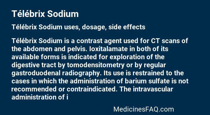 Télébrix Sodium