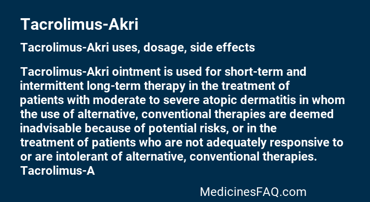 Tacrolimus-Akri