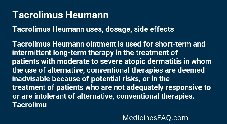 Tacrolimus Heumann