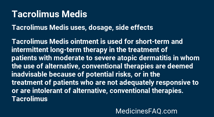 Tacrolimus Medis