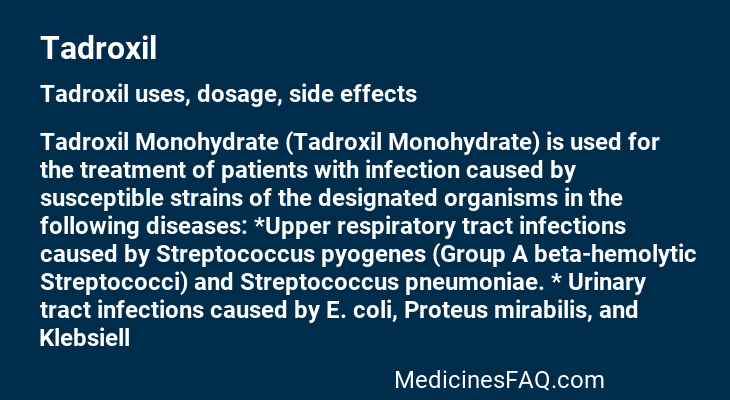 Tadroxil