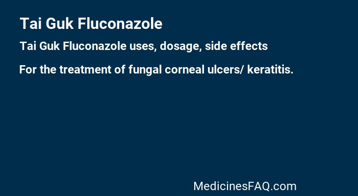 Tai Guk Fluconazole