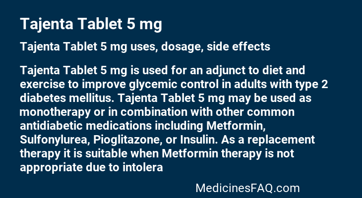 Tajenta Tablet 5 mg