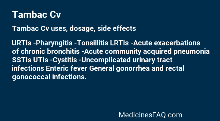 Tambac Cv