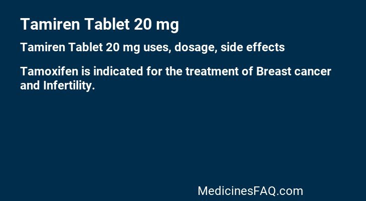 Tamiren Tablet 20 mg