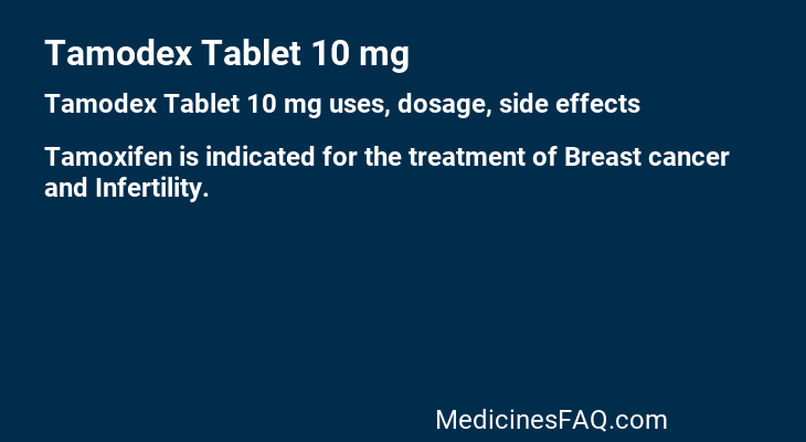 Tamodex Tablet 10 mg