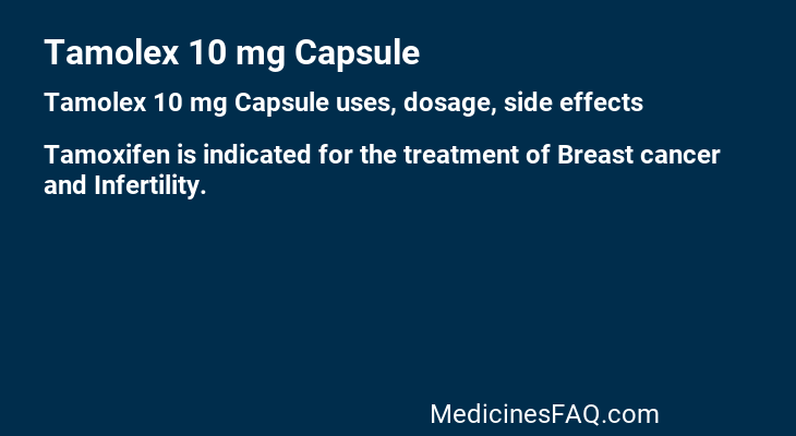 Tamolex 10 mg Capsule