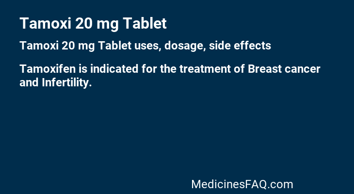 Tamoxi 20 mg Tablet