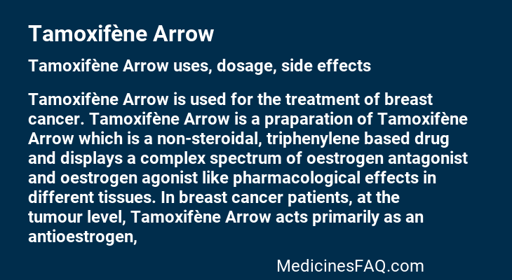 Tamoxifène Arrow