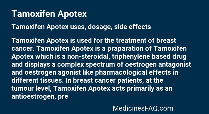 Tamoxifen Apotex