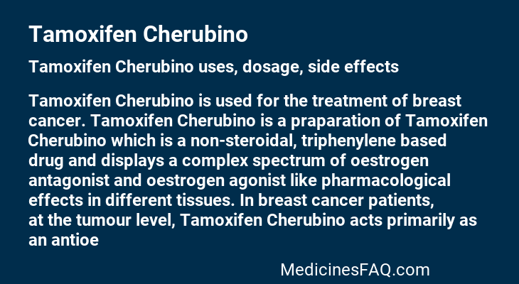 Tamoxifen Cherubino