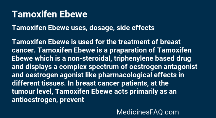 Tamoxifen Ebewe