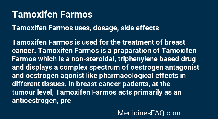 Tamoxifen Farmos