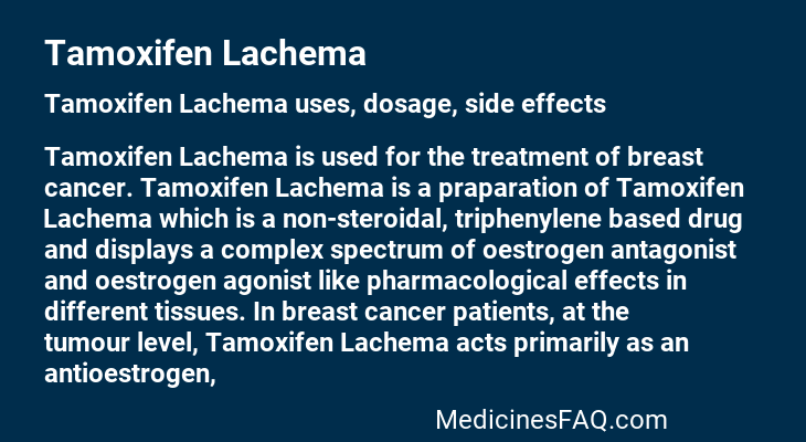 Tamoxifen Lachema