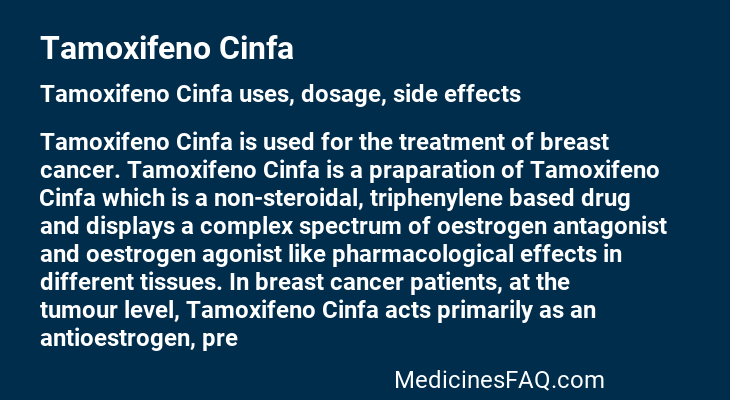Tamoxifeno Cinfa