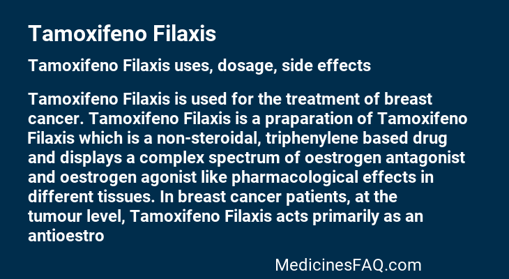 Tamoxifeno Filaxis
