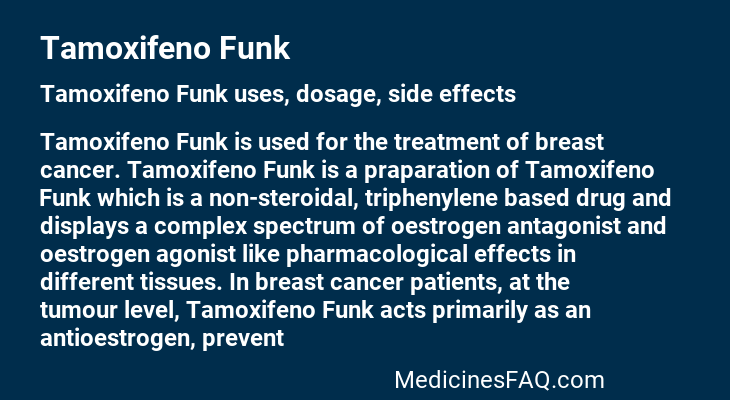 Tamoxifeno Funk