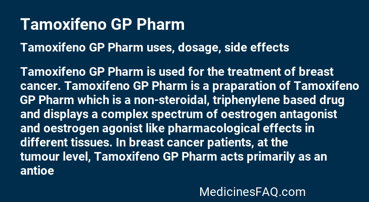 Tamoxifeno GP Pharm