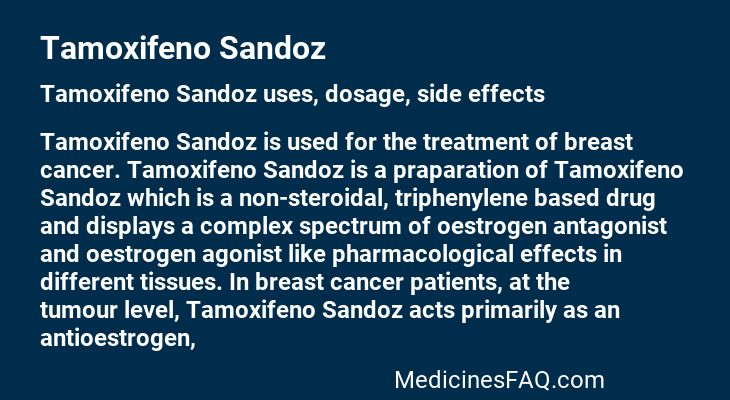 Tamoxifeno Sandoz